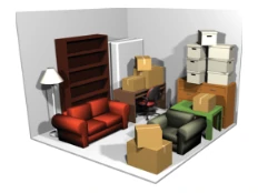 10 x 10 storage unit, 100 square feet